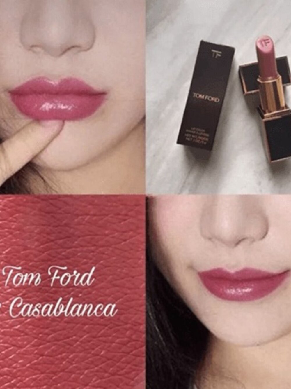 Tom Ford Beauty Gift Set-Lip Color 03 Casablanca Velvet Travel-2pc-BOXED-NEW - Picture 8 of 14